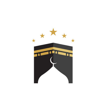 kaaba vector illustration icon design templateのイラスト素材