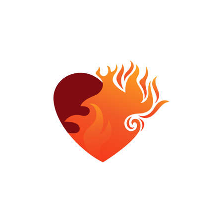 Hot flame fire vector icon illustration design templateのイラスト素材