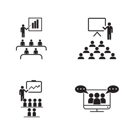 Training Vector icon design illustration Templateのイラスト素材