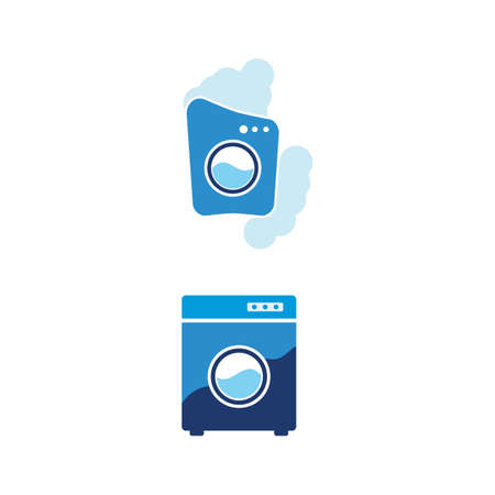 Laundry vector icon design templateのイラスト素材