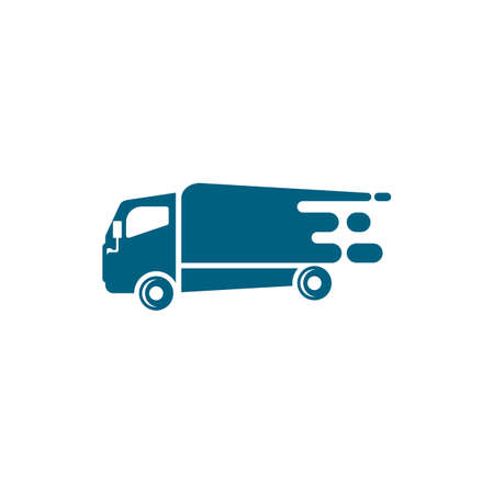 Truck Vector icon design illustration Templateのイラスト素材