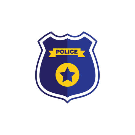 Police Vector icon design illustration Templateのイラスト素材