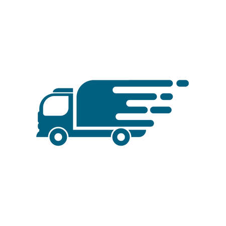 Truck Vector icon design illustration Templateのイラスト素材