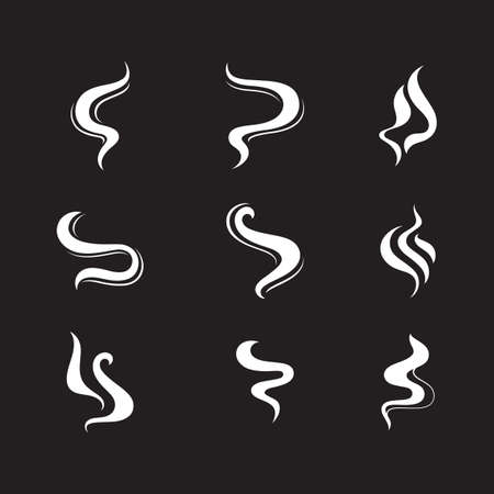 Smoke Vector icon design illustration Templateのイラスト素材