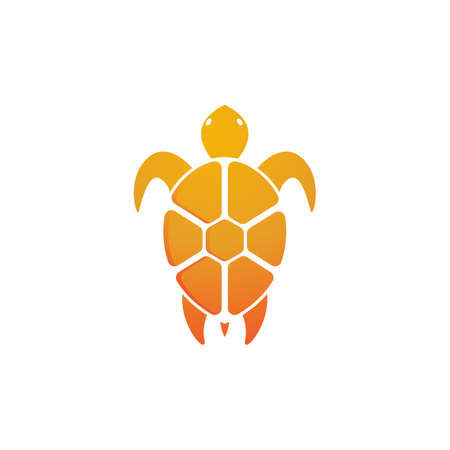 Turtle animal cartoon icon vector illustrationのイラスト素材