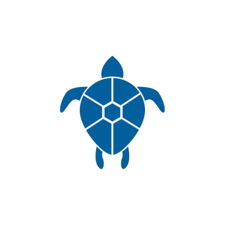 Turtle animal cartoon icon vector illustrationのイラスト素材