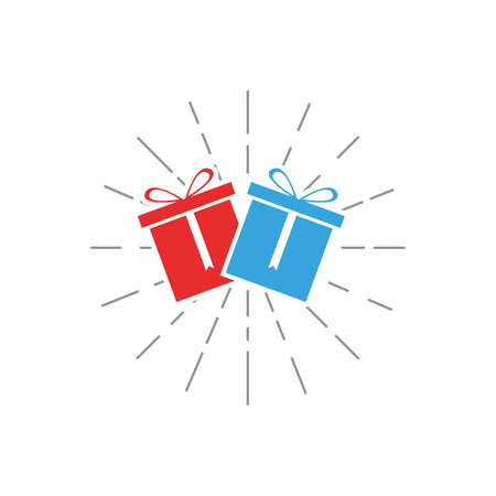 Gift Box Icon Vector Illustration designのイラスト素材