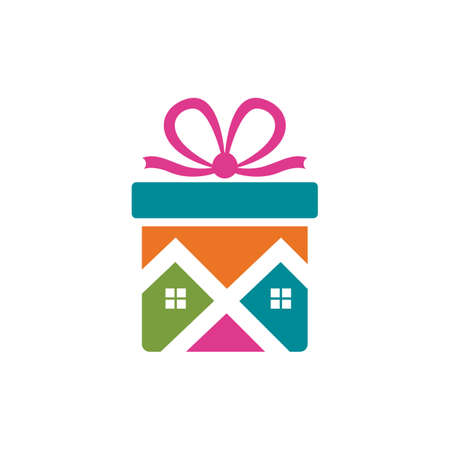 Gift Box Icon Vector Illustration designのイラスト素材