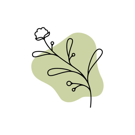 Beauty florist vector icon design templateのイラスト素材