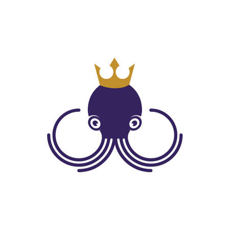 octopus vector icon illustration design templateのイラスト素材