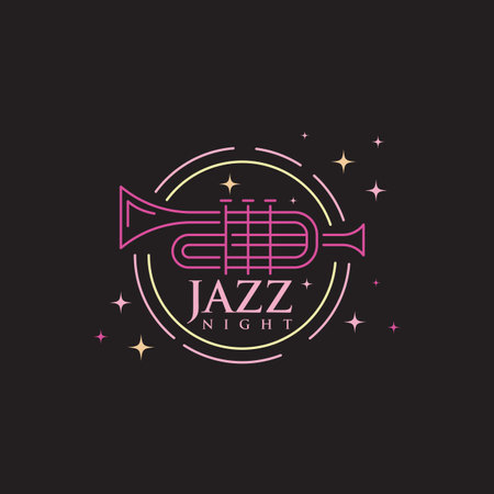 Jazz Music icon vector illustration design templateのイラスト素材