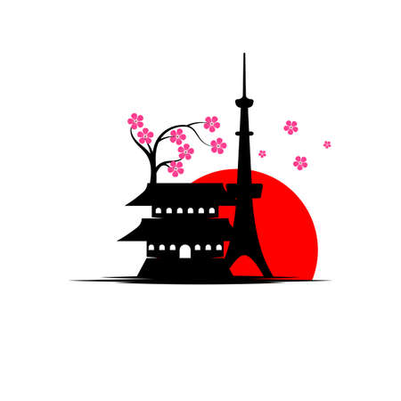 Japan Vector icon design illustration Templateのイラスト素材