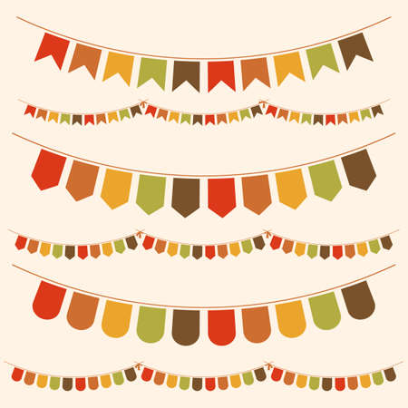 Fall Festival element Vector design illustration Templateのイラスト素材