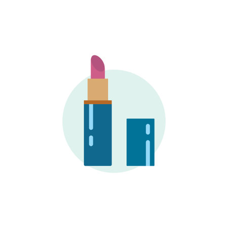 Lipstick Vector icon design illustration Templateのイラスト素材