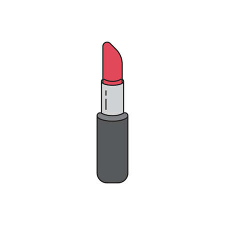 Lipstick Vector icon design illustration Templateのイラスト素材