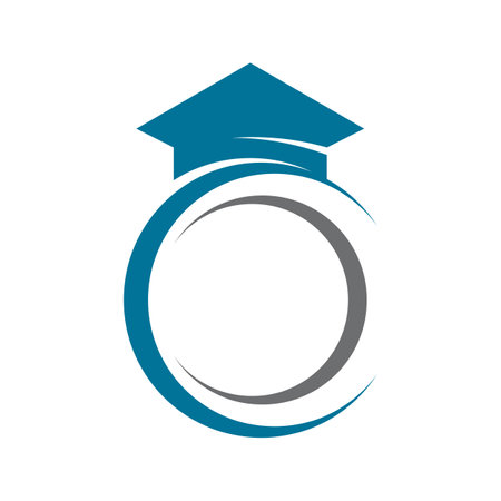 Education Logo Template vector icon illustration designのイラスト素材