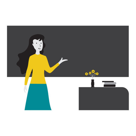 Happy Teacher Day Vector  design illustration Templateのイラスト素材