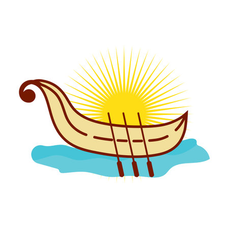 Happy Onam design illustration Templateのイラスト素材