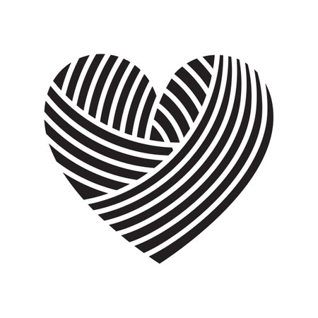 Yarn Ball Vector icon design illustration Templateのイラスト素材