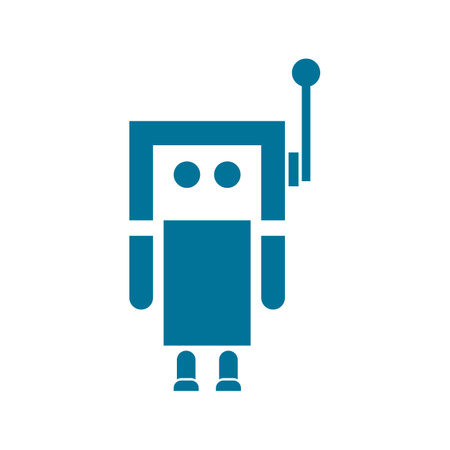 Robot icon vector illustration design templateのイラスト素材