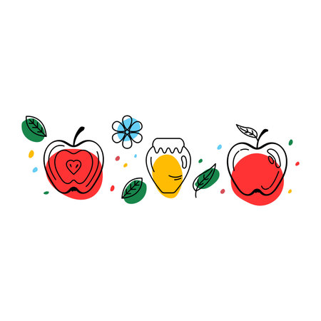 Devil horn Vector icon design illustration Templateのイラスト素材