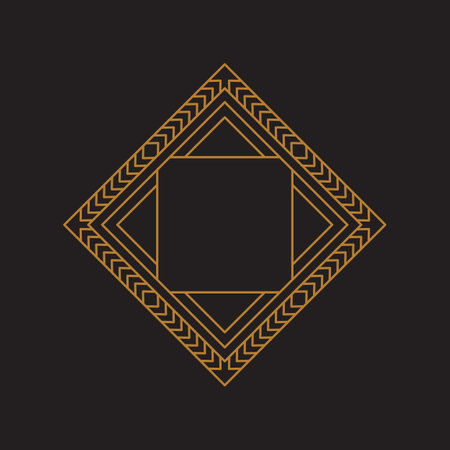 ArtDeco vector illustration design templateのイラスト素材