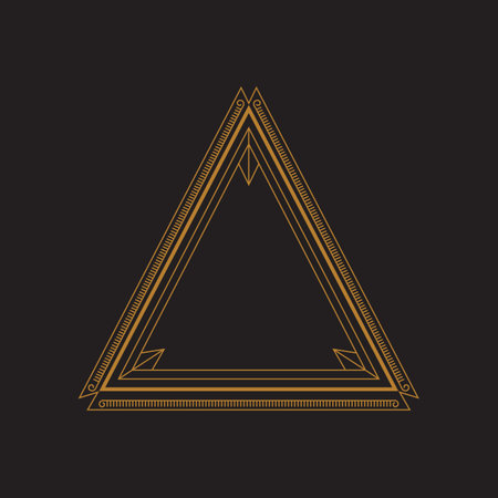 ArtDeco vector illustration design templateのイラスト素材