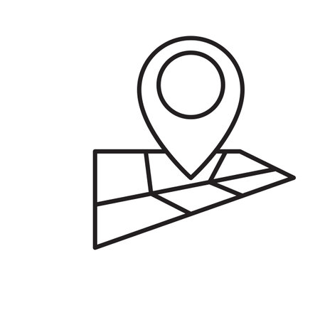 Location point vector icon design templateのイラスト素材