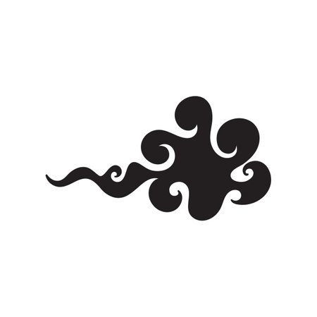 Chinese Cloud template vector icon illustration designのイラスト素材