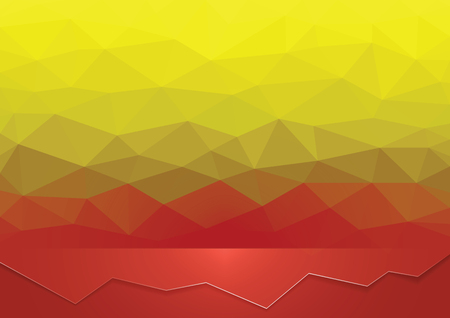 Abstract polygon wall illustration.のイラスト素材