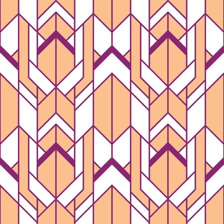 Seamless abstract ethnic pattern.Geometric background with stripes. vector illustration.のイラスト素材