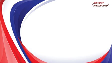 Abstract elegant background design with space for your text. Corporate concept red blue white vector illustration.のイラスト素材