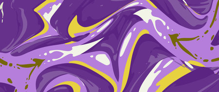 Colored splashes in abstract shape background texture for print, fabric, packaging design, invite.のイラスト素材