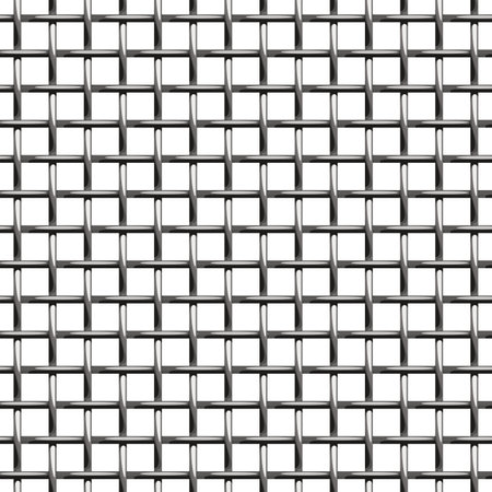 Black chrome Steel Grating seamless structure. Chain link isolated on white background. Vector illustration.のイラスト素材
