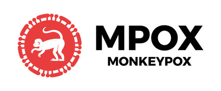 Monkey silhouette. A detailed visual representation of Monkeypox emphasizes its critical importance...