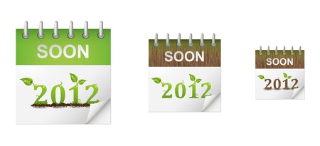 Set of eco calendars