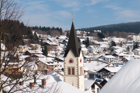 Ski-Resort in ST  Englmarの写真素材