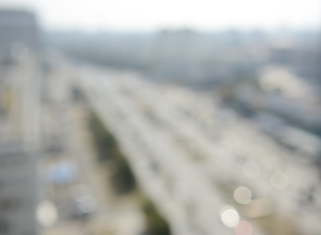 blurred background, cityscape