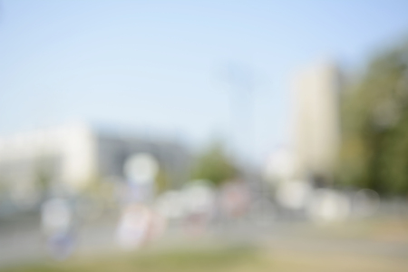 blurred background, cityscapeの写真素材