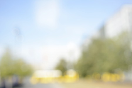 blurred background, cityscapeの写真素材