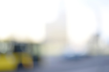 blurred background , road trafficの写真素材