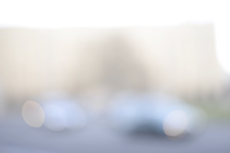 blurred background , road trafficの写真素材