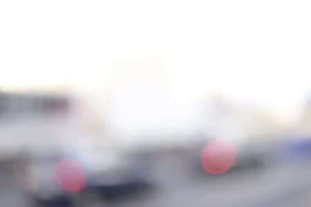 blurred background , road trafficの写真素材