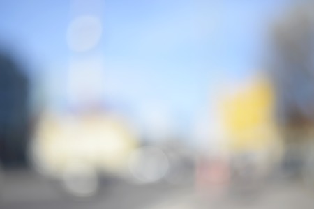 blurred background, city liveの写真素材