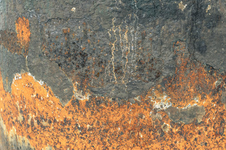 old rusty metal as background