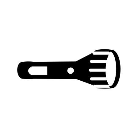 Pocket Flashlight with button simple icon vector illustrationのイラスト素材