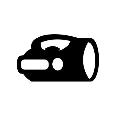 Big Flashlight simple icon vector illustrationのイラスト素材