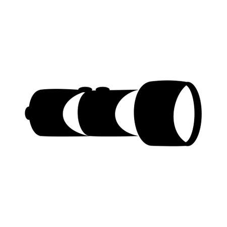 Small pocket Flashlight simple icon vector illustrationのイラスト素材