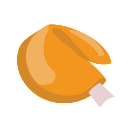 Chinese fortune cookie illustrationのイラスト素材