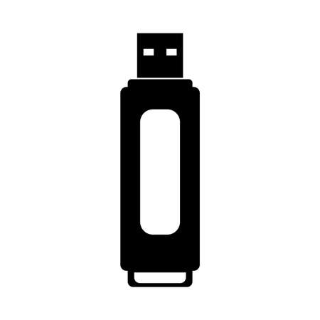 USB memory simple icons Vector illustrationのイラスト素材